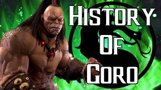 History Of Goro Mortal Kombat 11 REMASTERED [upl. by Nevyar771]