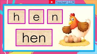 3 Letter Word with short vowele  Consonant Vowel Consonant [upl. by Annid355]