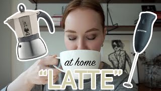 HOW TO MAKE A quotLATTEquot AT HOME moka pot  frother [upl. by Toulon]