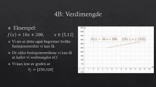 1P  Definisjonsmengde og verdimengde [upl. by Anirpas]