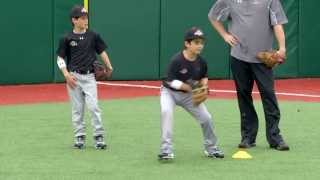 Ripken Baseball Fielding Tip  Outfield Drop Step [upl. by Terryn]