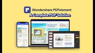 A Complete PDF Solution  Wondershare PDFelement [upl. by Vladimar]