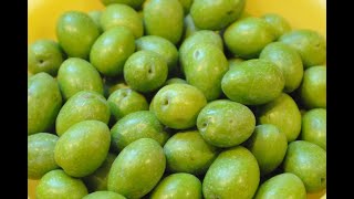 Cómo hacer aceitunas verdes en salmuera caseras [upl. by Ahsetel]