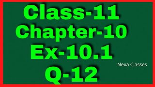 Ex101 Q12 Class 11  Straight Lines  NCERT Math [upl. by Leihcey]