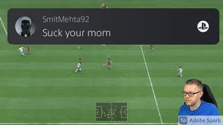 Mark Goldbridge Gets Spammed With Messages While Playing FIFA 22 [upl. by Camellia]