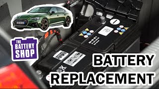 Audi Rs5 2014  New Battery Install [upl. by Redleh407]