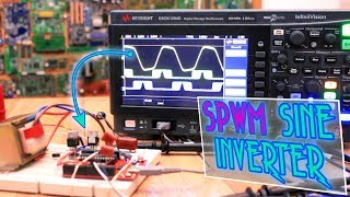 SPWM sine INVERTER with Arduino [upl. by Seppala262]