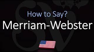 How to Pronounce Merriam Webster CORRECTLY [upl. by Petr519]