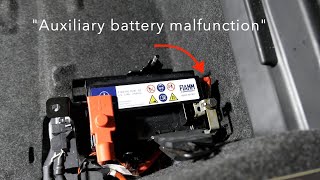 MercedesBenz  How To Replace Auxiliary Battery [upl. by Bremble]