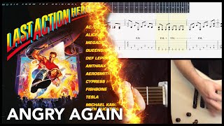 Angry Again by Megadeth  Playthrough  Breakdown and Parts  Tab [upl. by Greenlee]