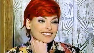 Cindy Crawford Reporting on Linda Evangelista 1992 [upl. by Kenzie125]