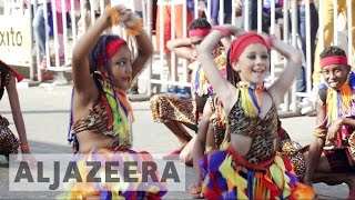 Barranquilla carnival celebrates Colombian folklore [upl. by Kathy]