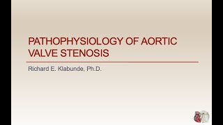 Aortic stenosis pathophysiology [upl. by Clarita]