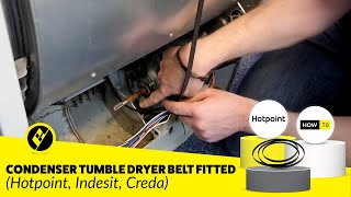 Condenser Tumble Dryer Belt Replaced  EASILY Change Yourself [upl. by Nyrehtac678]