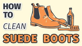 How to CLEAN SUEDE Boots in 4 Easy Steps  BootSpy [upl. by Sammy]