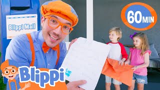 Blippis Mailman Pretend Play Job Stories for Kids [upl. by Leis992]