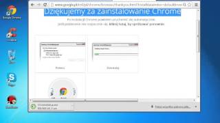 Poradnik 3  Skąd pobrać i jak zainstalować Przeglądarkę Google Chrome [upl. by Methuselah]