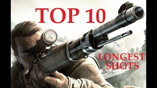 TOP 10 Longest Shots at Sniper Elite [upl. by Eliath]