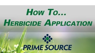 How To Apply a Herbicide  Triad Select [upl. by Amaty462]