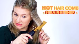 HOT HAIR COMB Straightener [upl. by Lole]