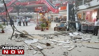 Part Of A Ceiling Of Raghuleela Mall Collapses In Vashi Navi Mumbai [upl. by Gnilrad229]