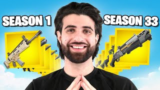 Ranking the BEST Weapon from EVERY Fortnite Season [upl. by Crisey]