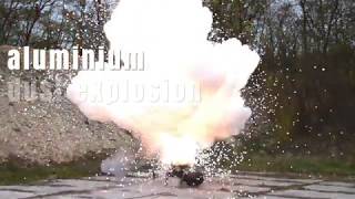 Aluminium dust explosion  TESTS [upl. by Otilrac]