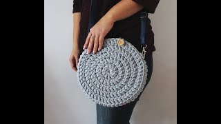 Okrągła torebka na szydełku Round crochet bag [upl. by Margareta]