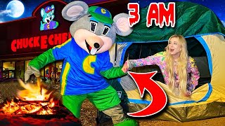 DO NOT CAMP OVERNIGHT AT CHUCK E CHEESE PART 1 [upl. by Erminia]