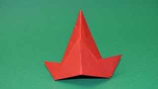 Cómo hacer un sombrero de papel usando origami [upl. by Blandina]