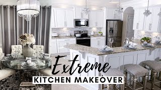 DIY KITCHEN MAKEOVER On A Budget  Before  After Transformation [upl. by Latt]