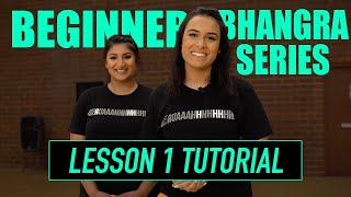 LESSON 1  BEGINNER BHANGRA SERIES  Fundamentals amp Bhangra Footwork  BFUNK Dance Tutorials [upl. by Aizitel]