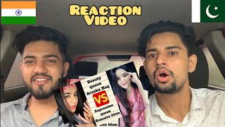 Reaction on Romaisa khan VS Areeqa haq tik tok  Bombay wala reaction [upl. by Suirada]