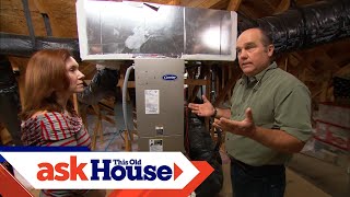 How to Install a WholeHouse Humidifier  Ask This Old House [upl. by Imis]