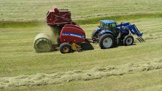 Ready to Roll New Holland RollBelt™ 560 Round Balers [upl. by Enitsirk]