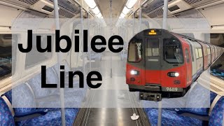 FULL JOURNEY  NIGHT TUBE JUBILEE LINE  STRATFORD  STANMORE [upl. by Kinsman]