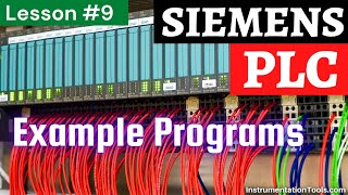 Example Ladder Logic Programs  Siemens PLC Training Online [upl. by Rellek]