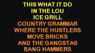 SC3458 07 Nelly amp Paul Wall Grillz karaoke [upl. by Gehlbach]