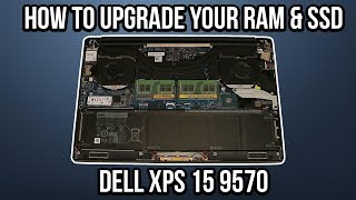 How to UPGRADE your RAM amp SSD on the DELL XPS 15 9570 [upl. by Adimra]