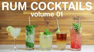 BEST RUM COCKTAILS  volume 01 [upl. by Townshend752]