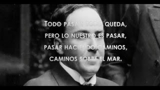 Cantares de Antonio Machado interpretado por Joan Manuel Serrat [upl. by Puna]