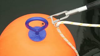 Boat Hook Pole for Mooring  makes boating easier [upl. by Nahallac]