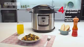 Ahorra Tiempo En La Cocina Con La Nueva Olla Multicooker BLACKDECKER™ [upl. by Nare]