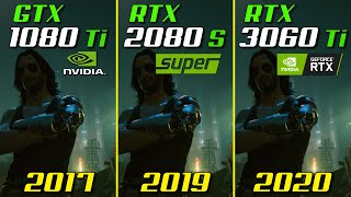 RTX 3060 Ti vs RTX 2080 Super vs GTX 1080 Ti [upl. by Earehs]