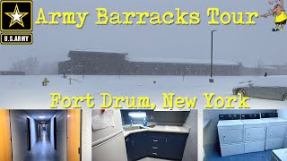 US Army Barracks Tour  Fort Drum NY 2019 [upl. by Lach301]