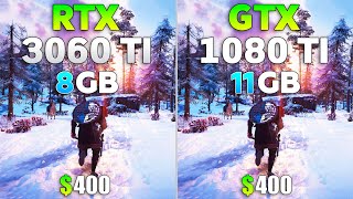 RTX 3060 Ti vs GTX 1080 Ti  Test in 10 Games [upl. by Konopka334]