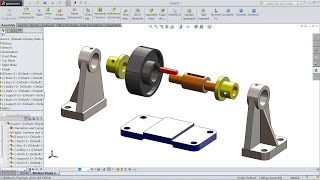 SolidWorks tutorial  Design and Assembly of Pulley in SolidWorks [upl. by Weide847]