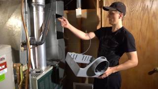 Aprilaire 600M Humidifier Installation Walkthrough [upl. by Clywd376]