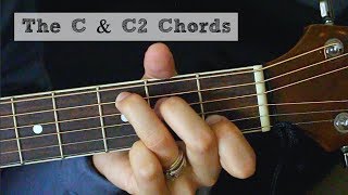 The C amp C2 Chords  Guitar Tutorial [upl. by Lias]