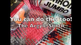 Color Pooling Crochet TutorialPart 2Argyle Stitch [upl. by Nil]